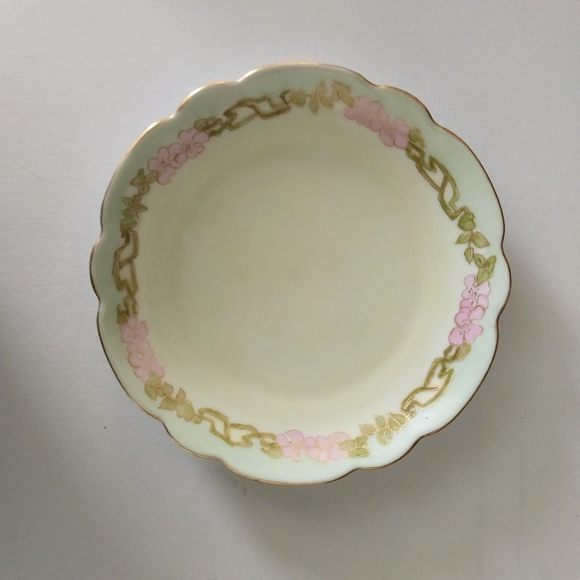 Good Quality Inexpensive Price Vintage Bavaria 6 Saucer Plate Gold Trim Ishikawa hand